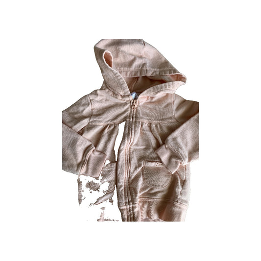 Girls Apricot Hoodie Size: 12 months Apricot