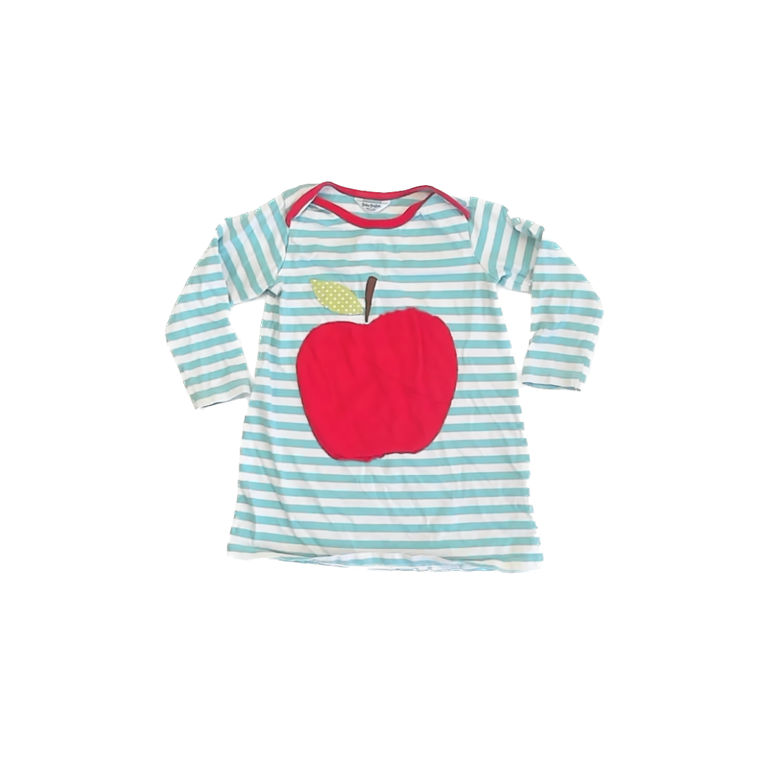 Boden Girls Aqua Apple Dress Size: 18-24 Months Aqua Apple