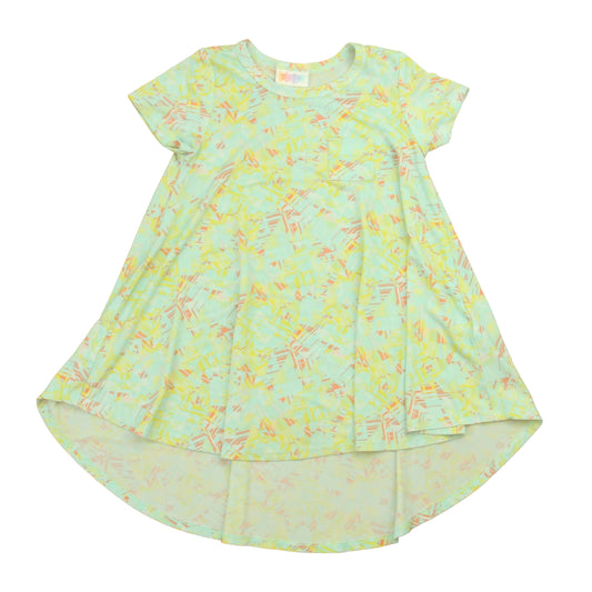 Lularoe Girls Aqua | Coral Dress Size: 2T Aqua | Coral