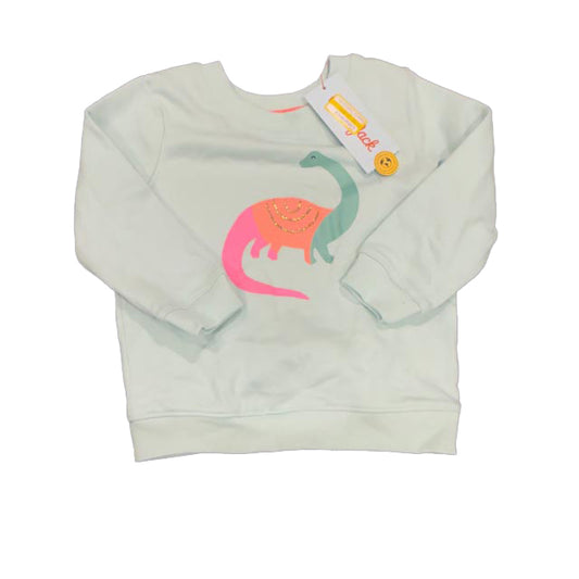 Carter's Girls Aqua Dinosaur Long Sleeve Shirt Size: 18 Months