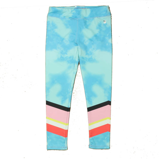 Rockets Of Awesome Girls Aqua | Multi | Stripes Leggings Size: 10 Years