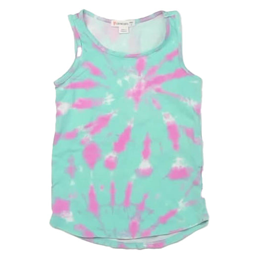 Crewcuts Girls Aqua | Pink Tank Top Size: 3T Aqua | Pink