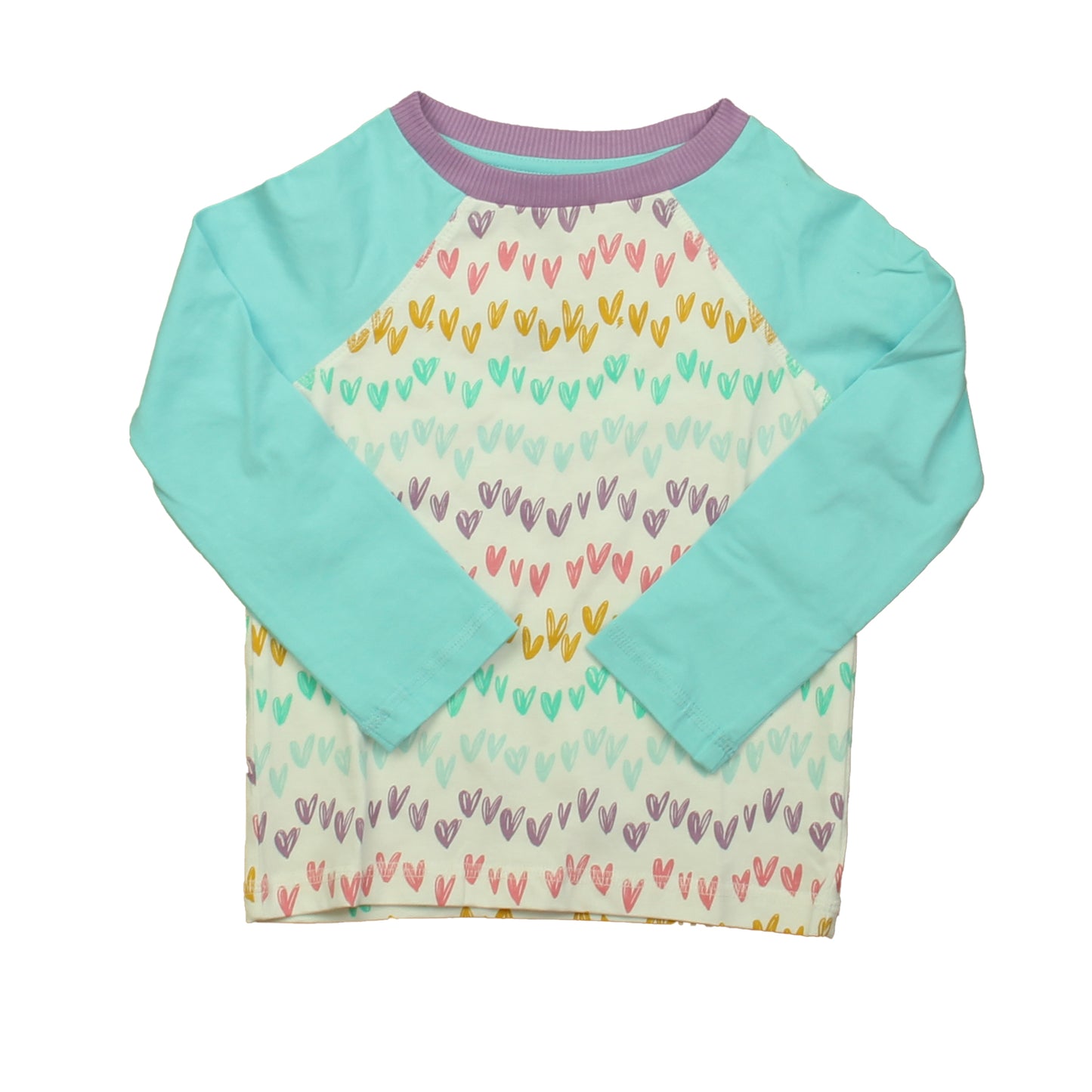 Mightly Girls Aqua Stars Long Sleeve T-Shirt Size: 2T Aqua Stars