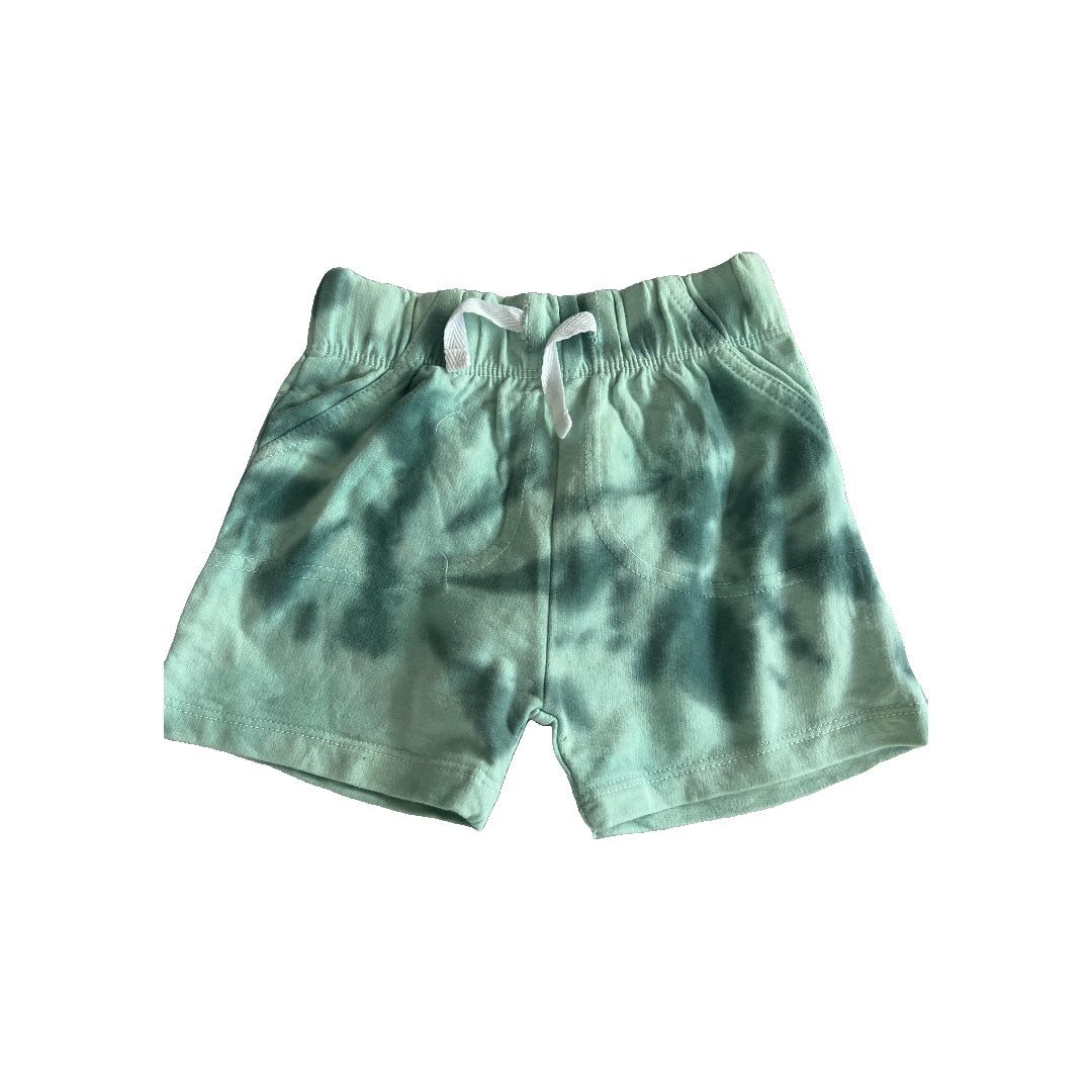 Honest co Boys Aqua | Tie Dye Shorts Size: 12 months Aqua | Tie Dye