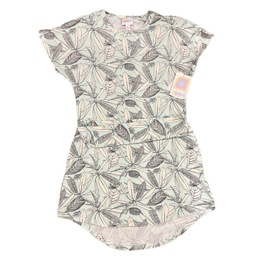 Lularoe Girls Aqua | White Dress Size: Junior XS Aqua | White