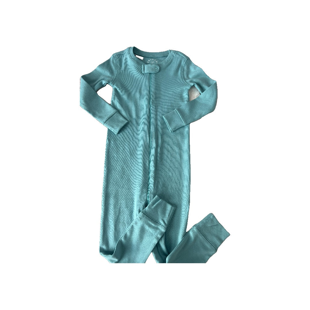 Primary Unisex Aqua Long Sleeve Outfit Size: 18-24 months Aqua