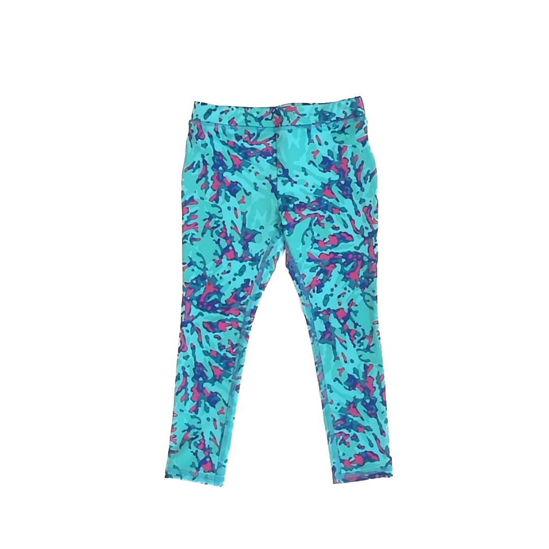 LL Bean Girls Aqua Athletic Pants Size: 4T Aqua