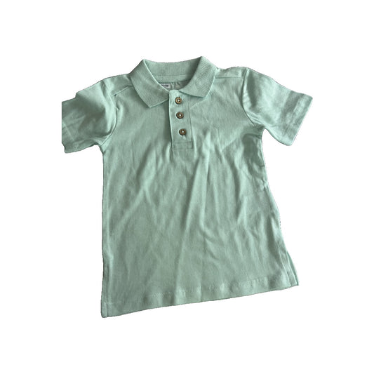 Honest co Boys Aqua Button Down Short Sleeve Size: 12 months Aqua