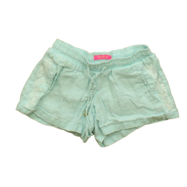 Lilly Pulitzer Girls Aqua Shorts Size: Junior XXS Aqua