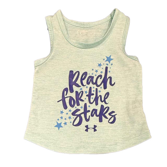 Under Armour Girls Aqua Athletic Top Size: 2T