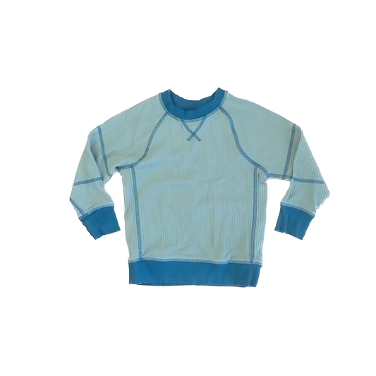 Hanna Andersson Boys Aqua Sweatshirt Size: 4T Aqua