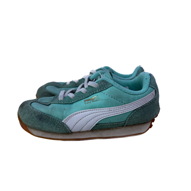 Puma Girls Aqua Sneakers Size: toddler 9 Aqua