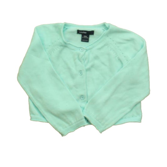 Gap Girls Aqua Cardigan Size: 12-18 Months