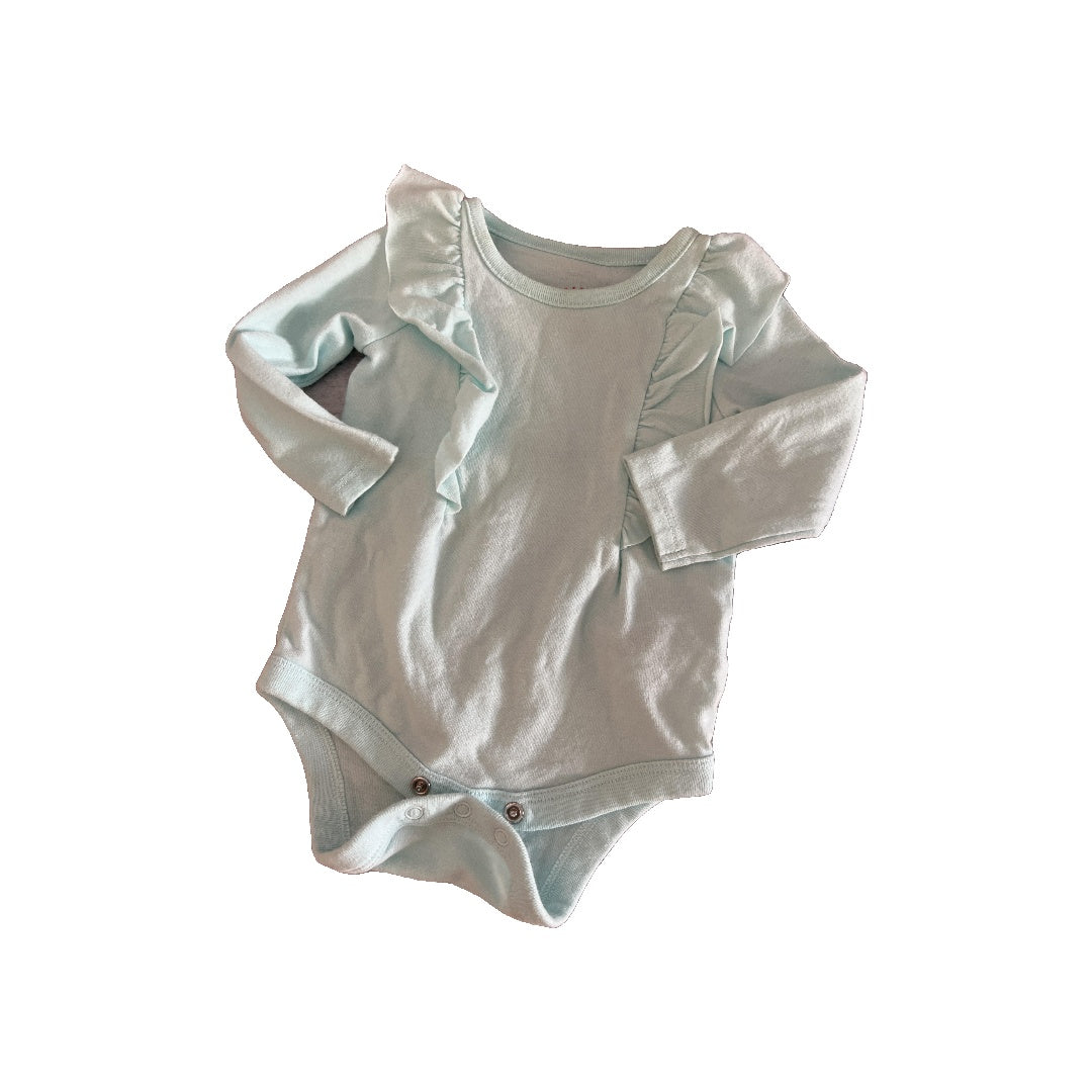 Cat & Jack Girls Aqua Onesie Size: 0-3 months Aqua