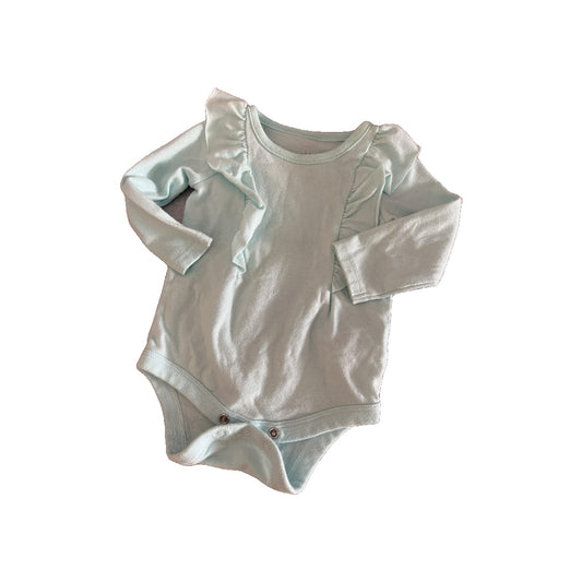 Cat & Jack Girls Aqua Onesie Size: 0-3 months Aqua