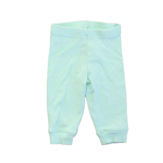 Primary.com Girls Aqua Leggings Size: 0-3 Months Aqua