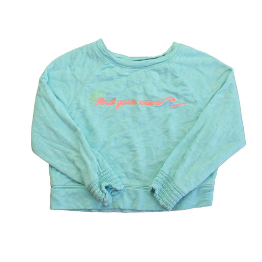 Vineyard Vines Girls Aqua Long Sleeve Shirt Size: 4T