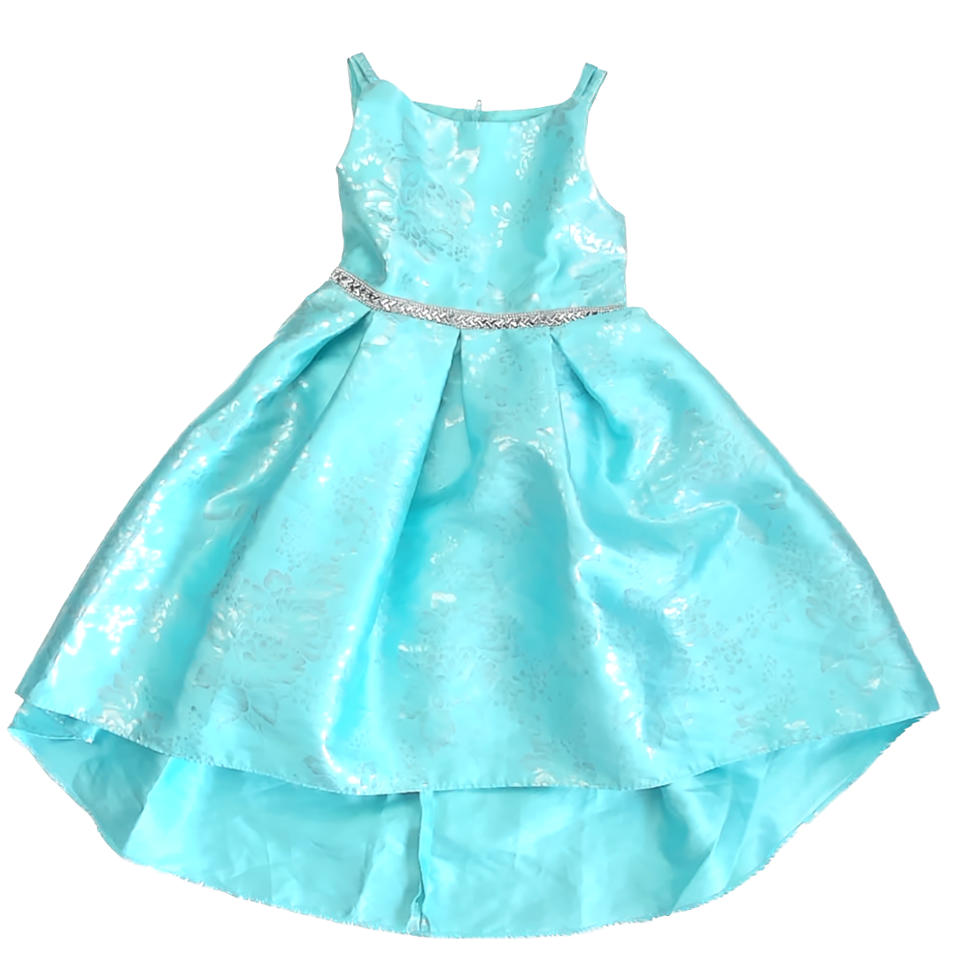 Rare Editions Girls Aqua Special Occasion Dress Size: 6 Years Aqua