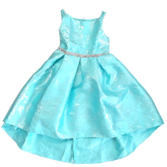 Rare Editions Girls Aqua Special Occasion Dress Size: 6 Years Aqua