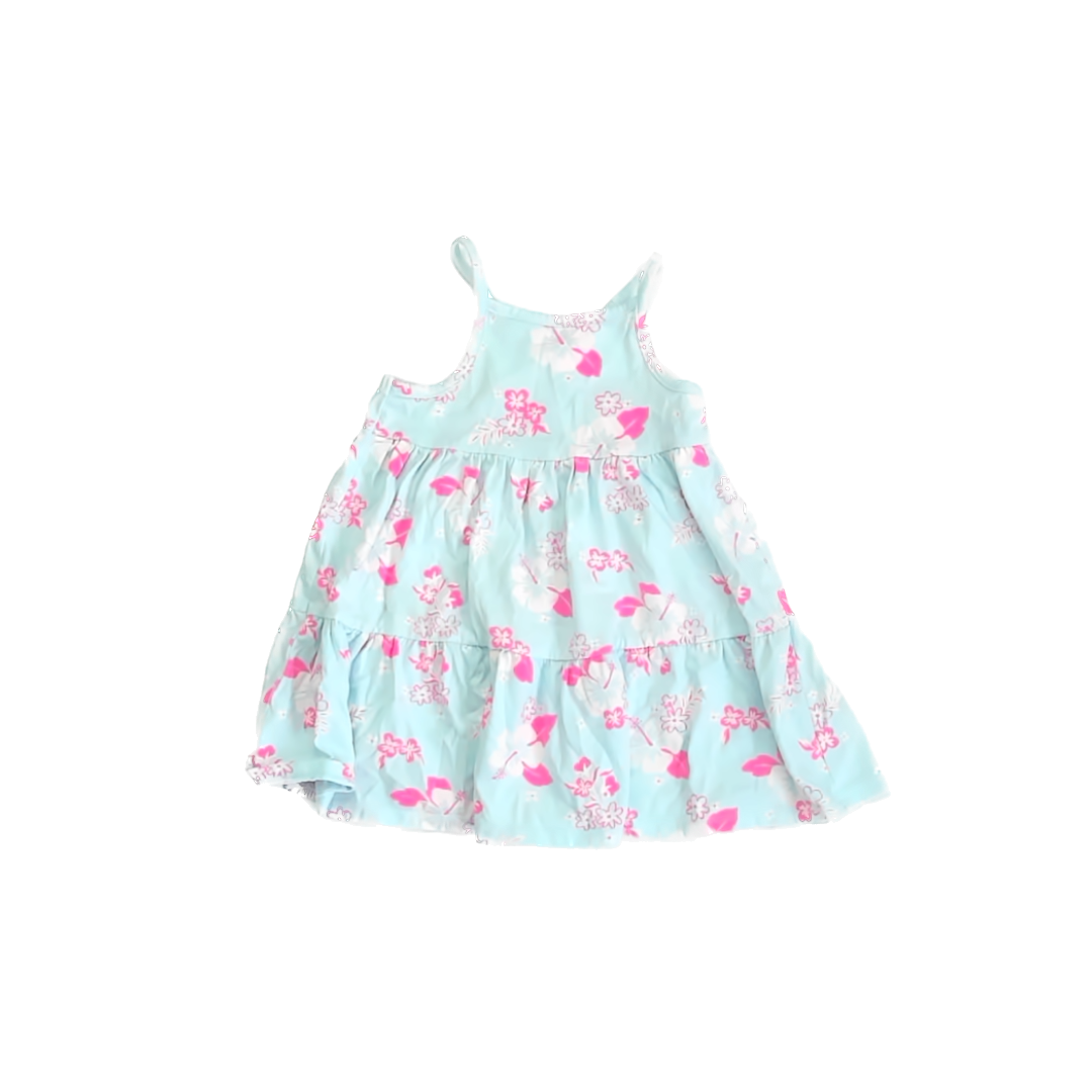 Cat & Jack Girls Aqua Sun Dress Size: 3T Aqua