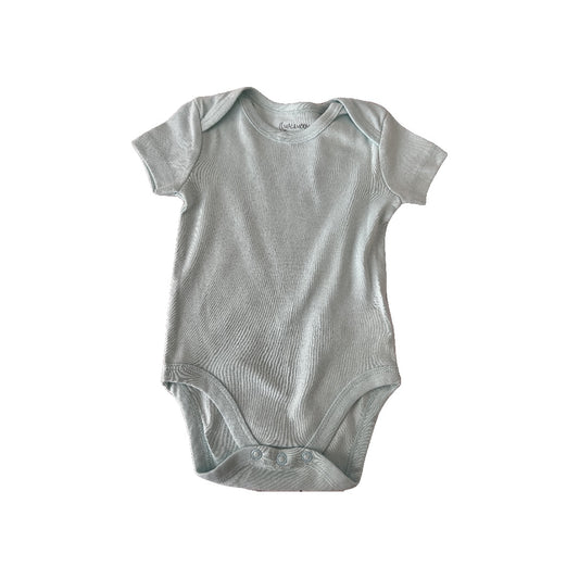 Mac and Moon Unisex Aqua Onesie Size: 6 months Aqua