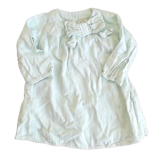Kate Quinn Girls Aqua Dress Size: 18-24 Months Aqua