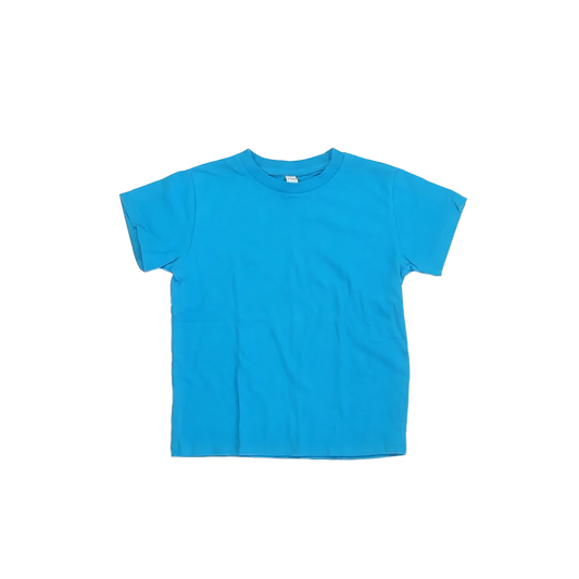Rabbit Skins Boys Aqua T-Shirt Size: 5-6 Years Aqua