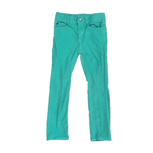 Jacadi Girls Aqua Corduroy Pants Size: 6 Years Aqua