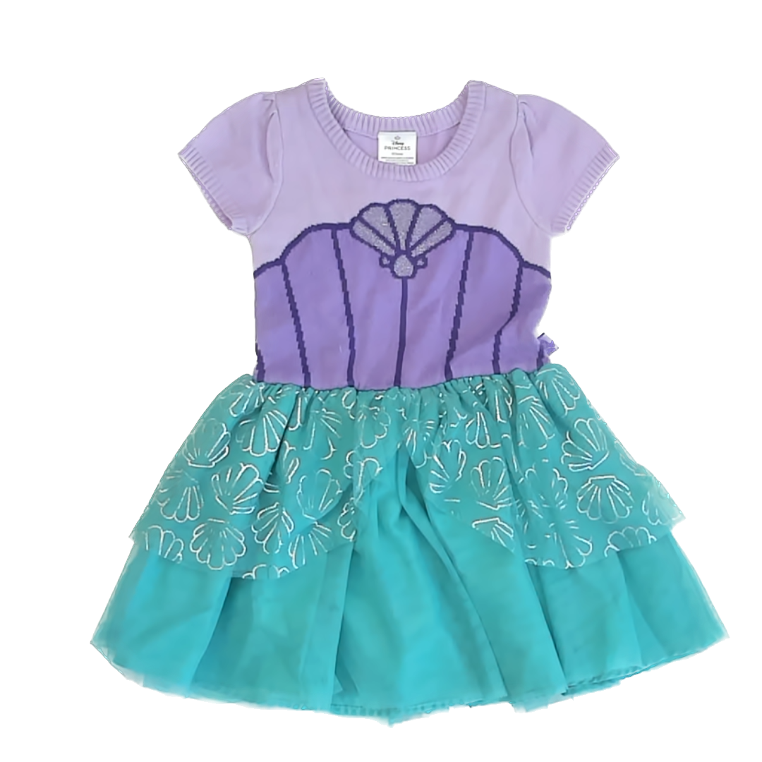 Disney Girls Ariel Dress Size: 4T Ariel