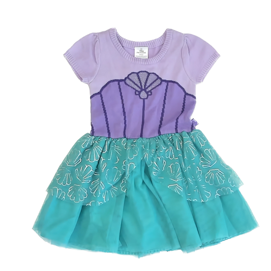 Disney Girls Ariel Dress Size: 4T Ariel