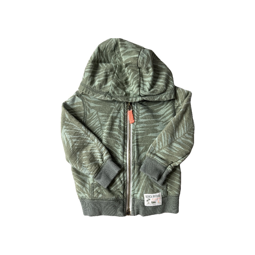 Carters Unisex Army Green | light green Hoodie Size: 9 months Army Green | light green
