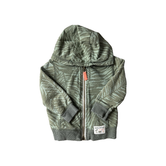 Carters Unisex Army Green | light green Hoodie Size: 9 months Army Green | light green