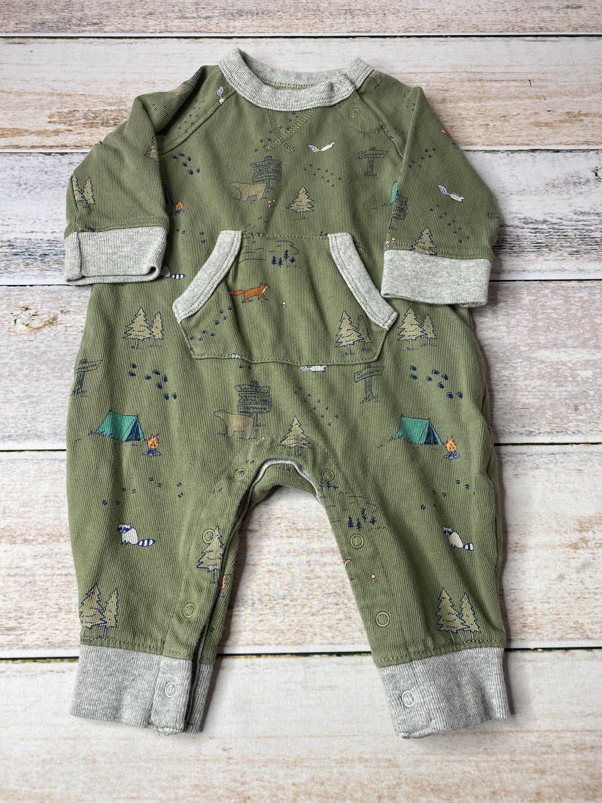 Gap Boys Army Green Long Sleeve Outfit Size: 3-6 months Army Green