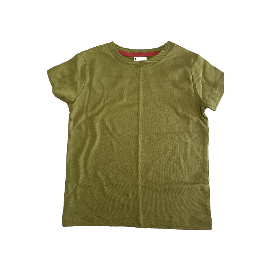 Mightly Unisex Army Green T-Shirt Size: 4T Army Green