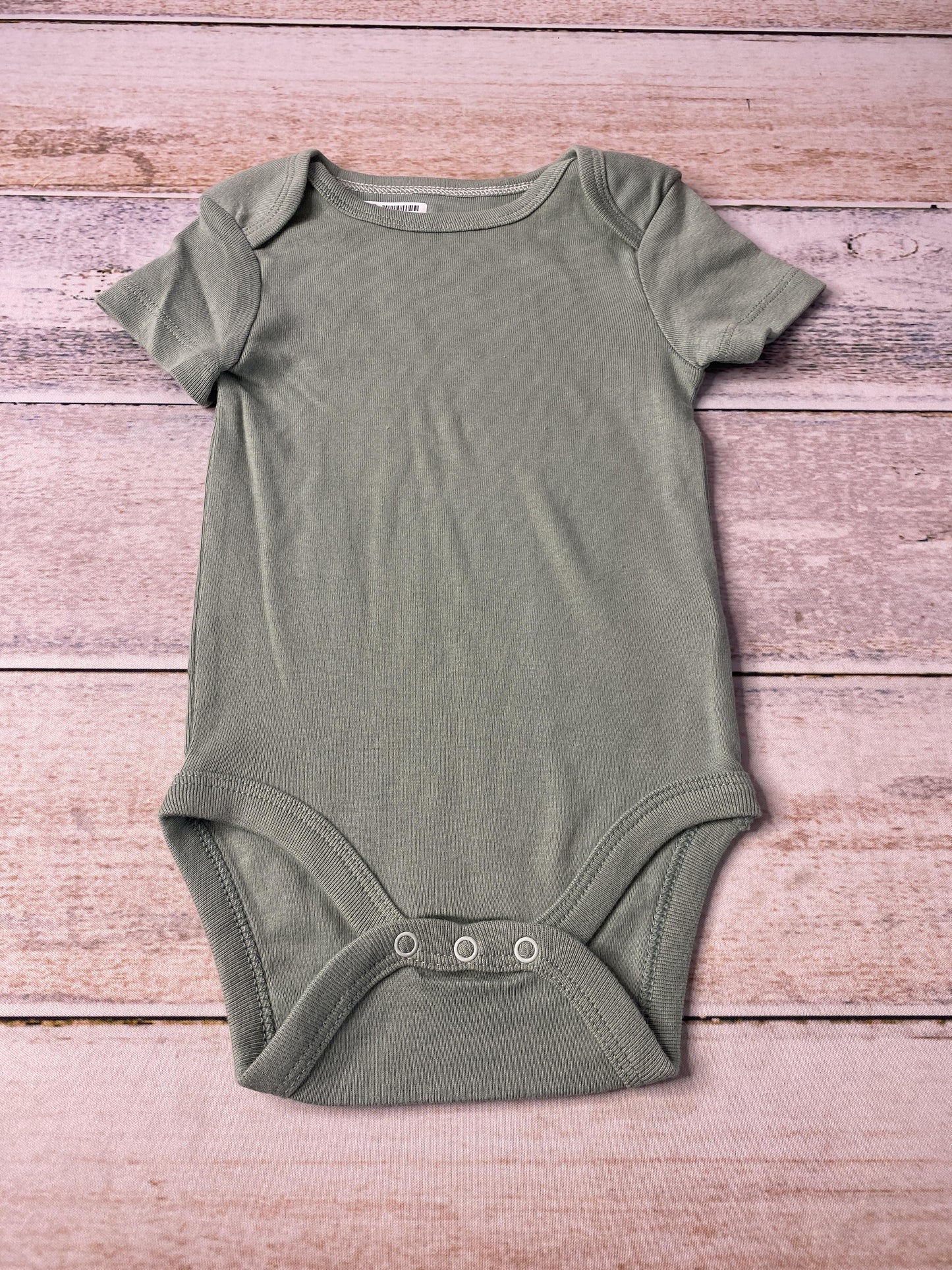 Cloud Island Unisex Army Green Onesie Size: 3-6 months Army Green
