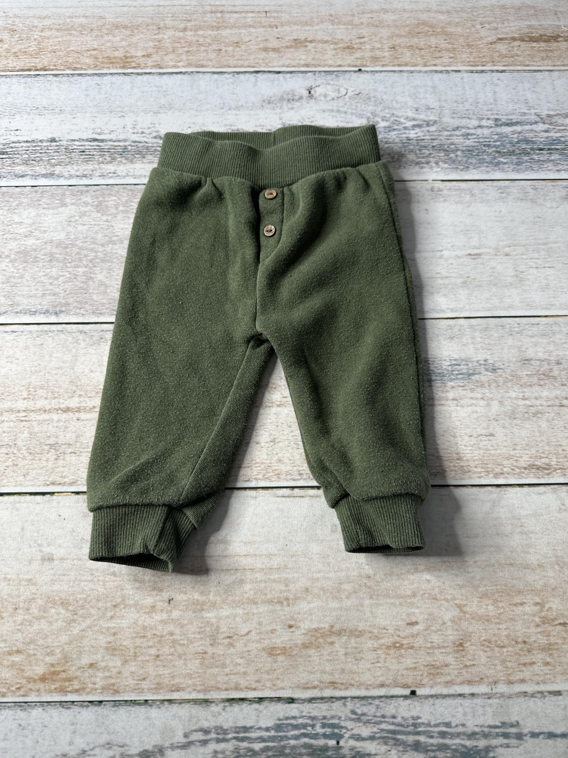 Rene Rofe Unisex Army Green Pants Size: 3-6 months Army Green