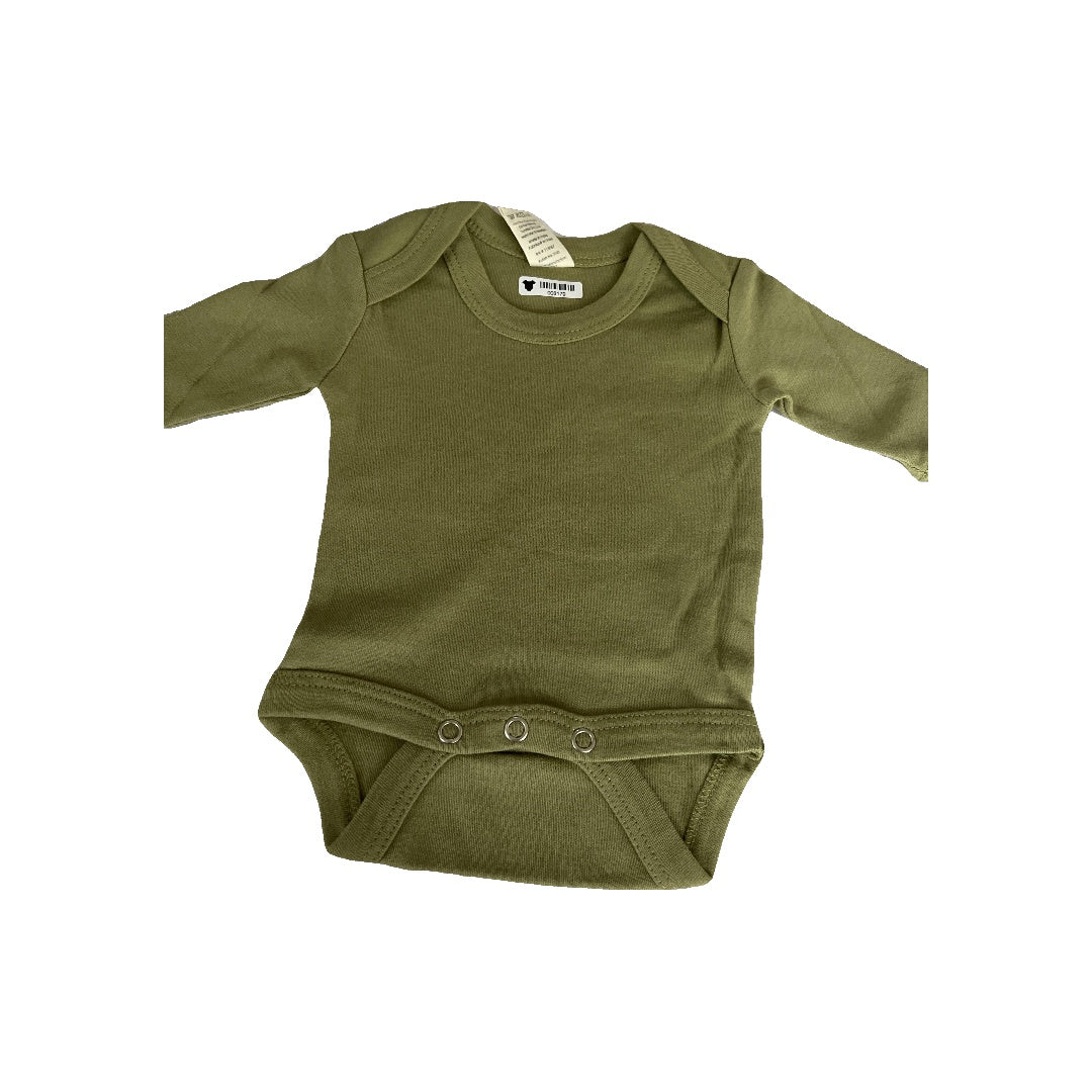 Kate Quinn Boys Army Green Onesie Size: Newborn Army Green