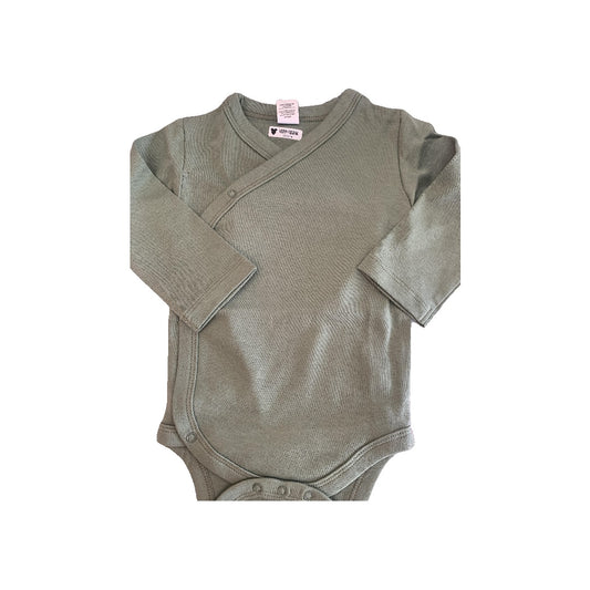 Colored Organics Boys Army Green Onesie Size: 3-6 months Army Green
