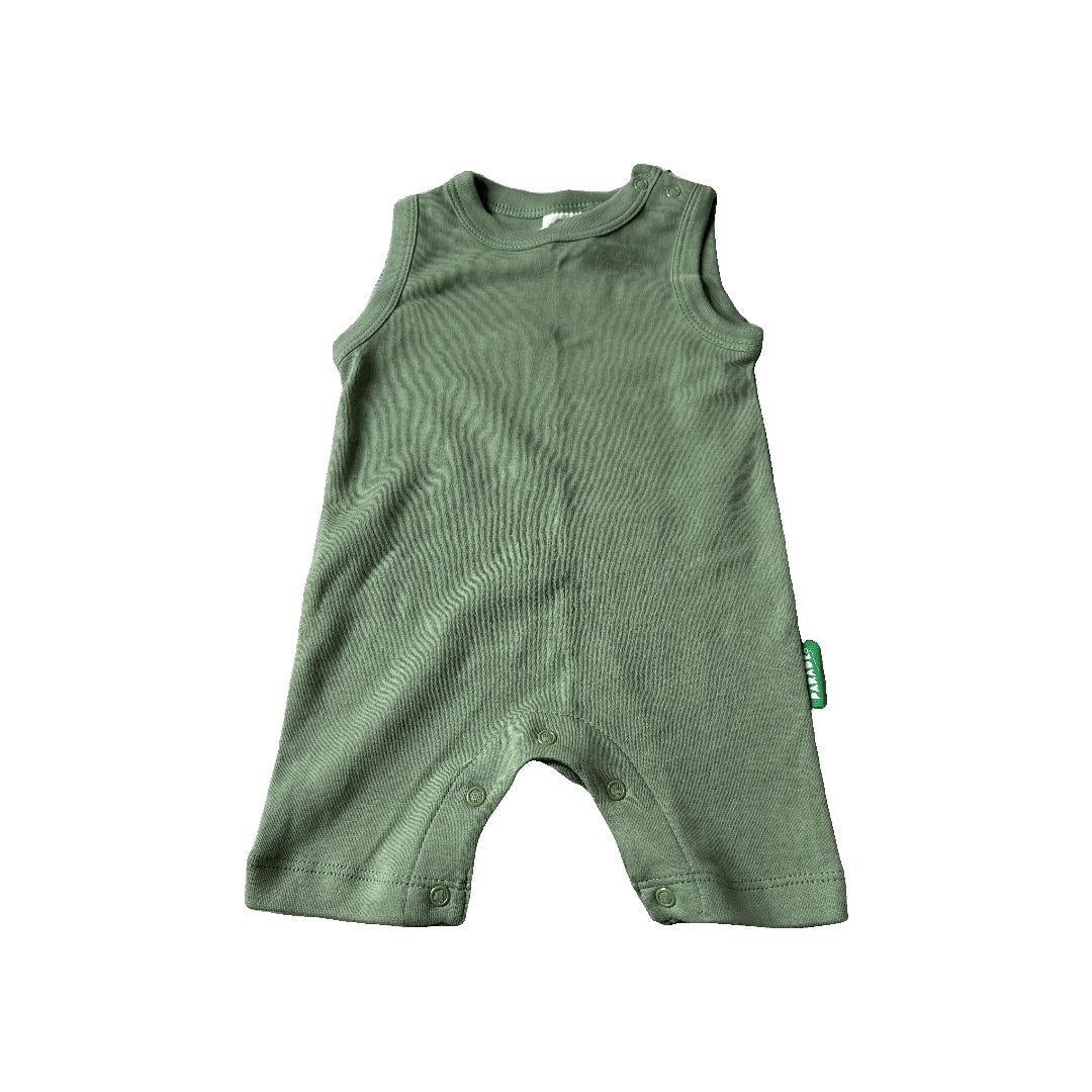 Parade Unisex Army Green Romper Size: 3-6 months Army Green