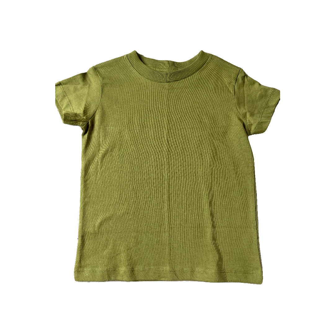 Mightly Unisex Army Green T-Shirt Size: 2T Army Green