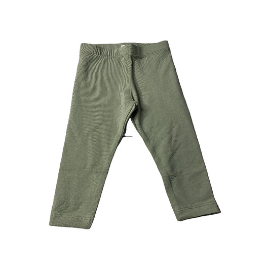 Colored Organics Unisex Army Green Leggings Size: 4T Army Green