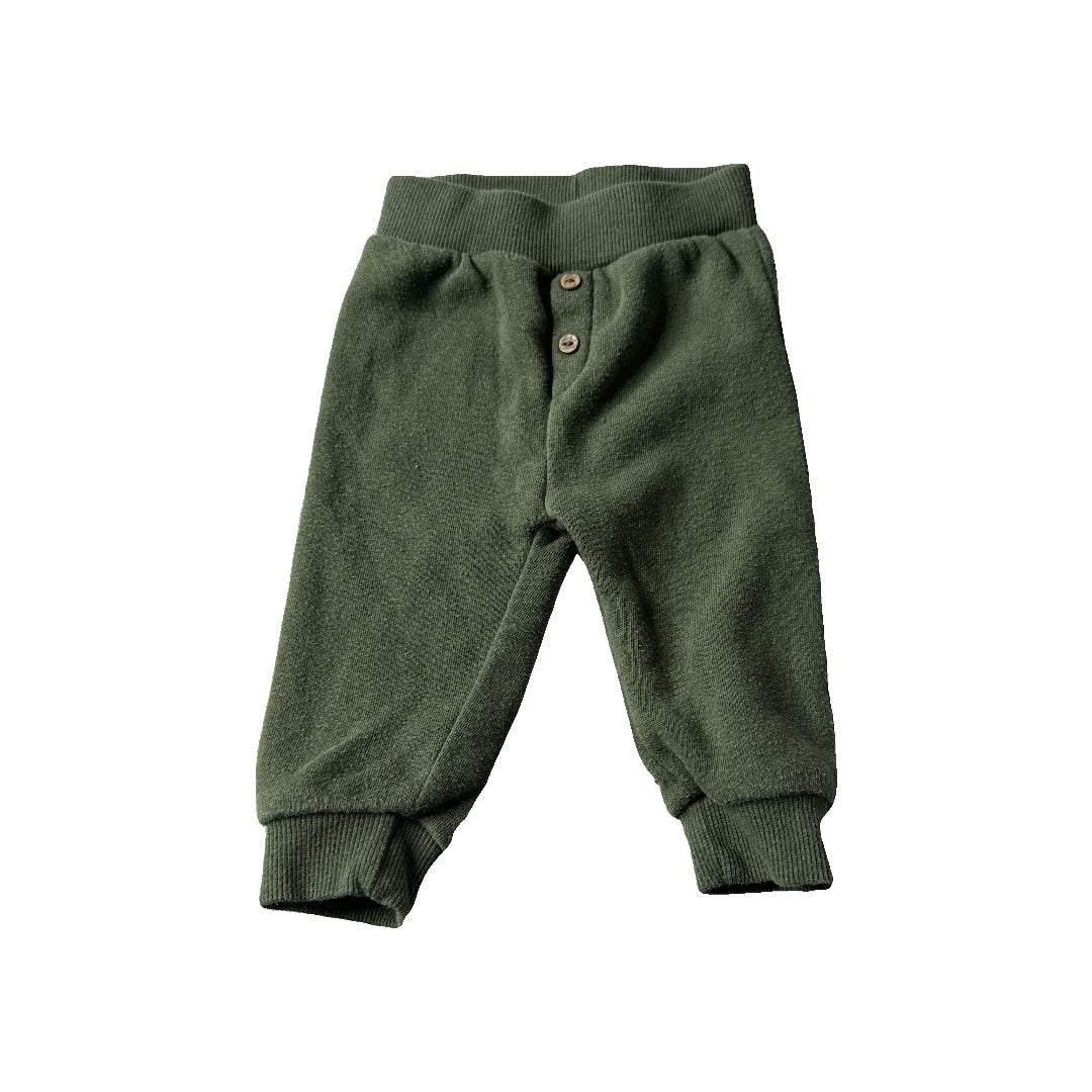 Rene Rofe Unisex Army Green Pants Size: 3-6 months Army Green