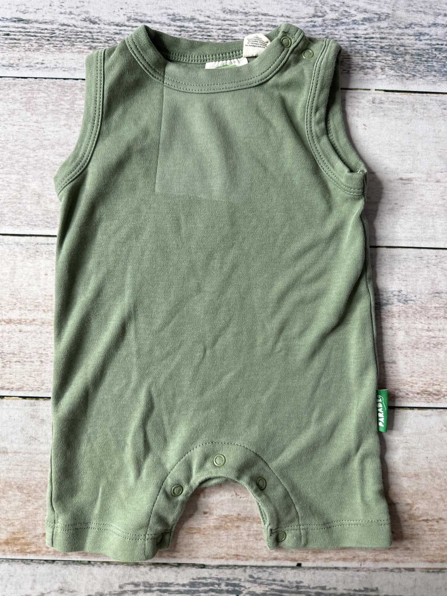 Parade Unisex Army Green Romper Size: 3-6 months Army Green