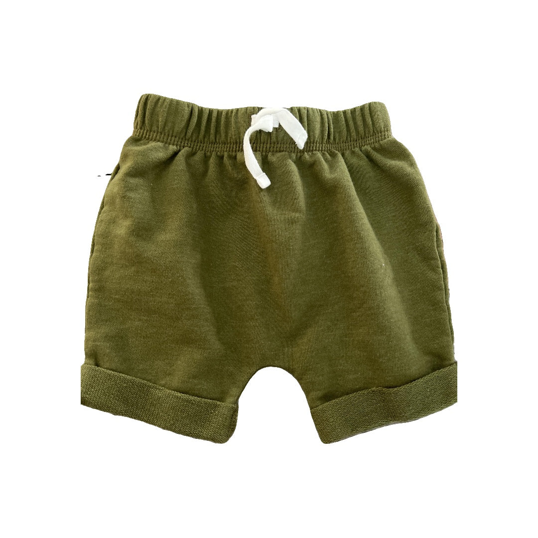Cat & Jack Boys Army Green Shorts Size: 3-6 months Army Green