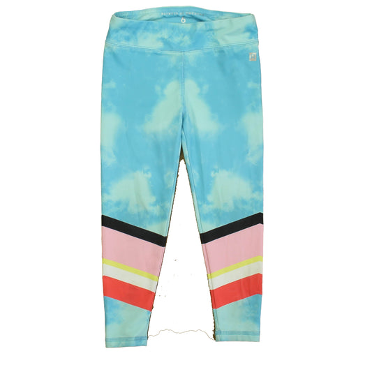 Rockets Of Awesome Girls Baby Blue Leggings Size: 6 Years