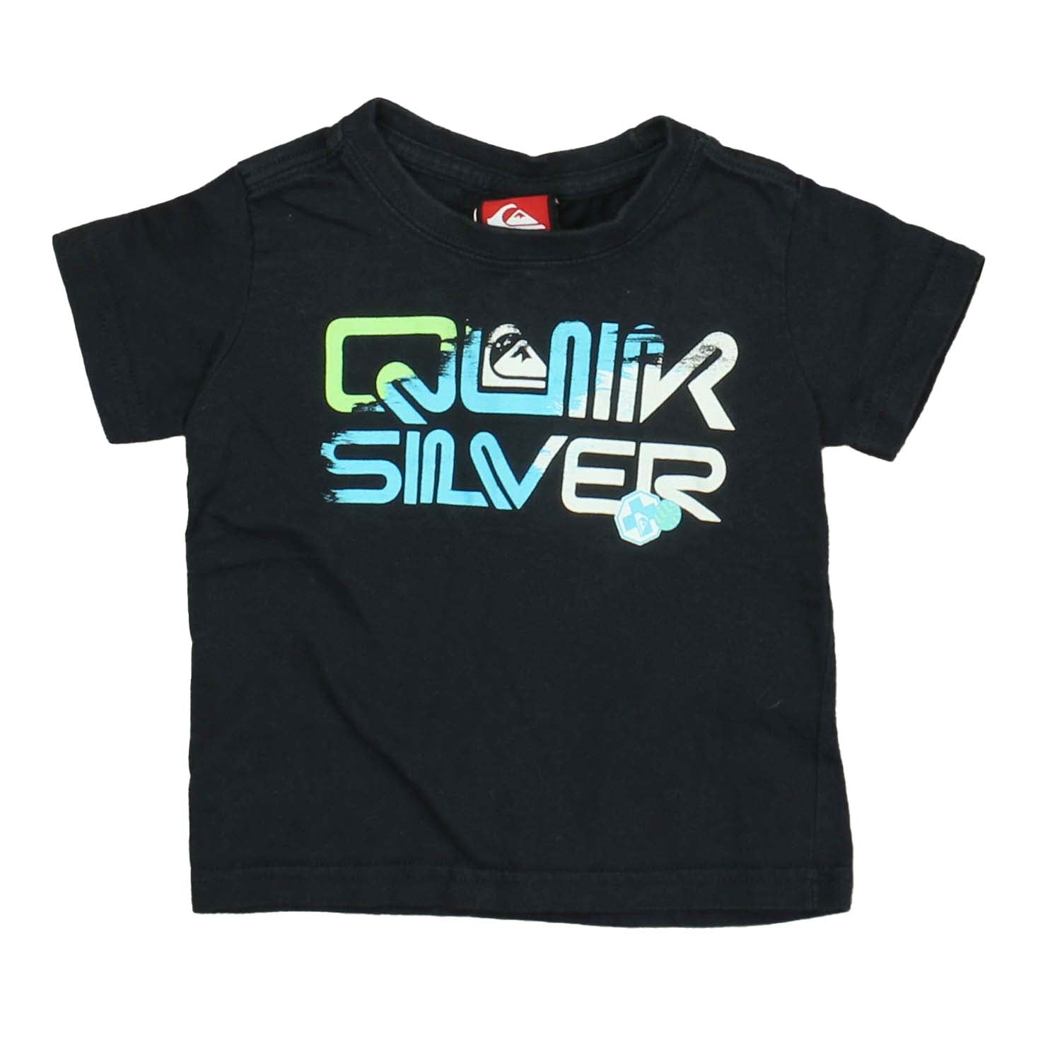 Quicksilver Boys Back | Blue | Green | White T-Shirt Size: 6 Months Back | Blue | Green | White
