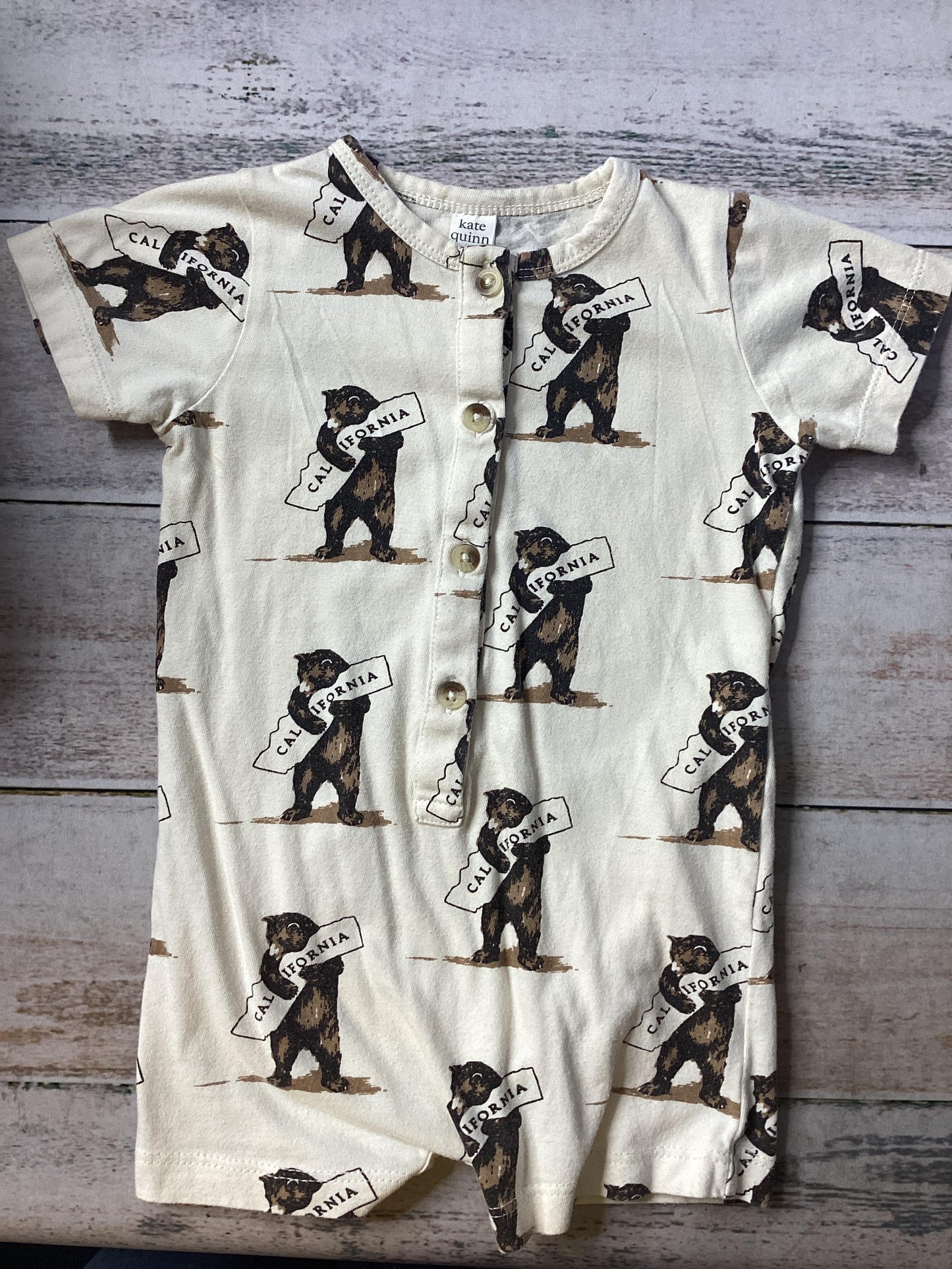 Kate Quinn Unisex bears | cream Romper Size: 2T bears | cream