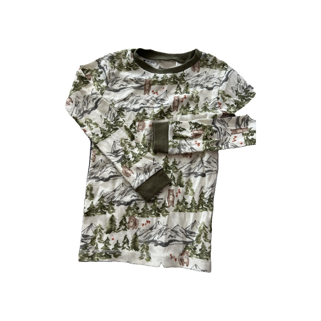 Burt's Bees Boys bears Pajamas Size: 4T bears