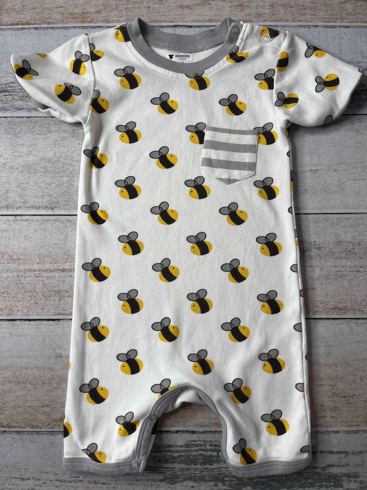 Cat & Dogma Unisex Bees | cream Shorts Size: 18-24 months Bees | cream