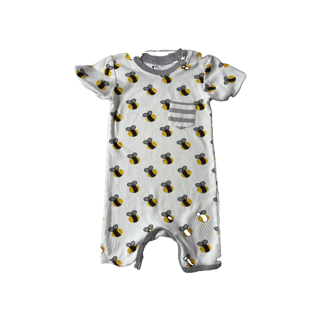 Cat & Dogma Unisex Bees | cream Shorts Size: 18-24 months Bees | cream